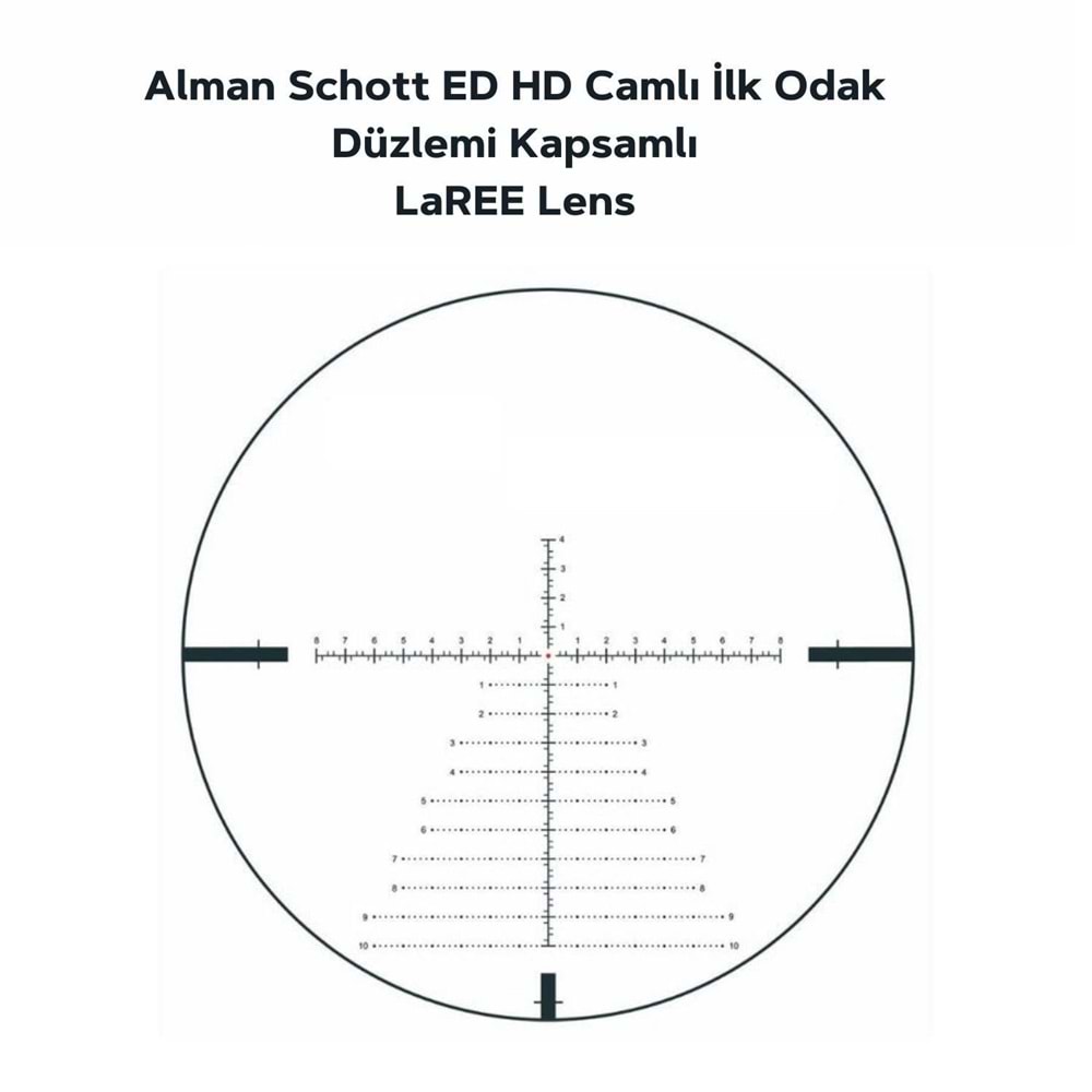 Vector Optics 34mm Continental 3-18x50FFP Tüfek Dürbünü SCFF-28
