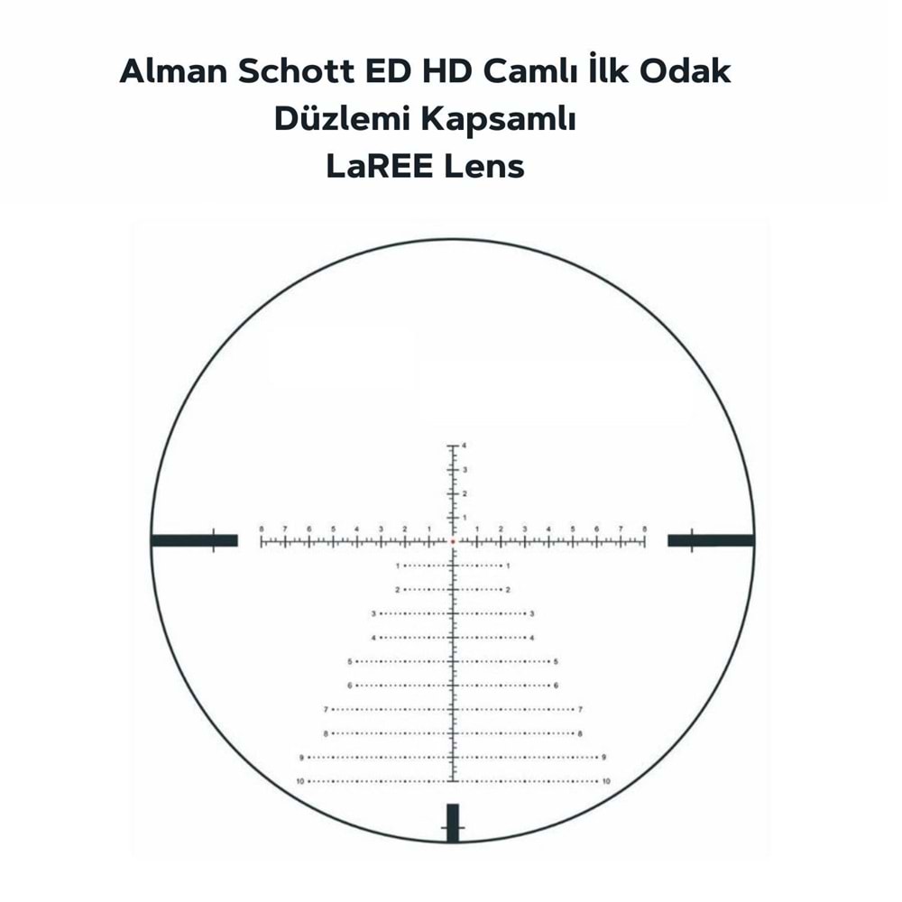Vector Optics 34mm Continental 3-18x50FFP Tüfek Dürbünü SCFF-28