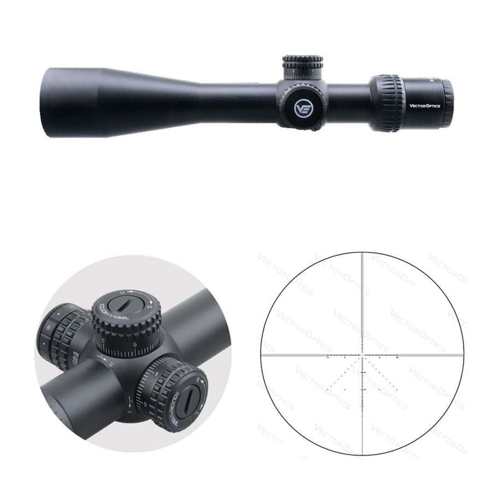 SCFF-37 // Vector Optics Veryon 6-24x44IR FFP Tüfek Dürbünü