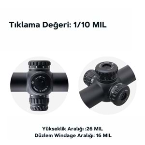 Continental x6 5-30x56 MBR FFP 34mm Uzun mesafe yivli tüfek dürbünü