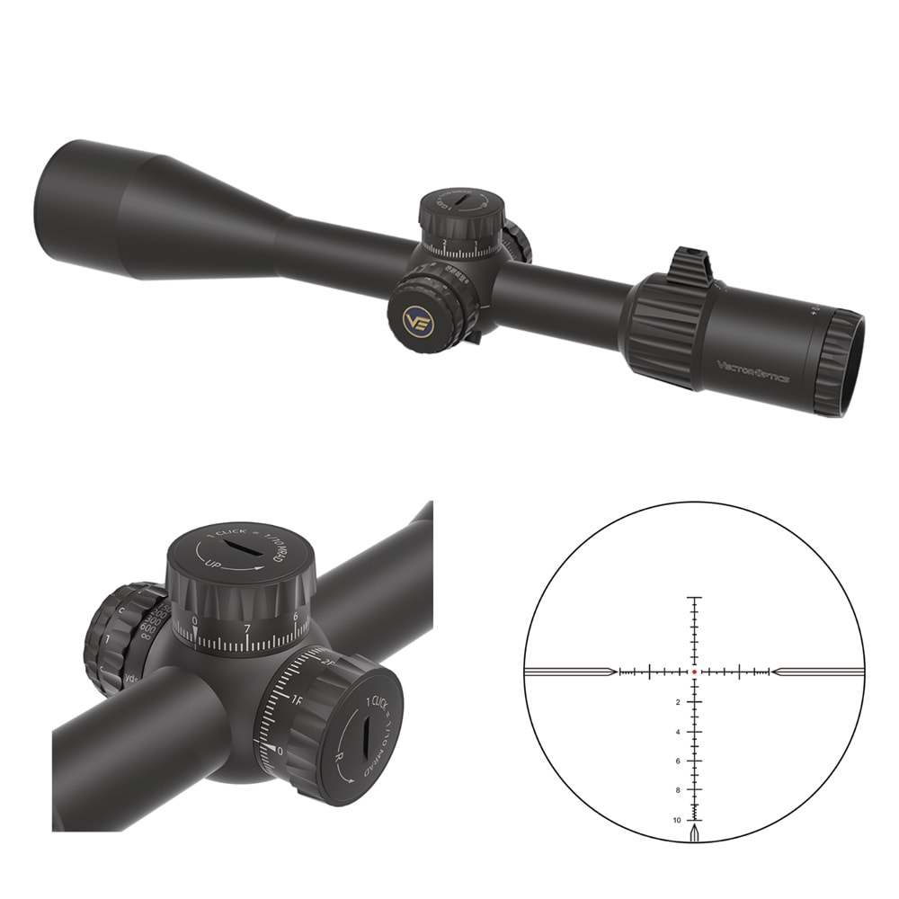 Vector Optics TAURON 4-24X50 GENII FFP Tüfek Dürbünü SCFF-65