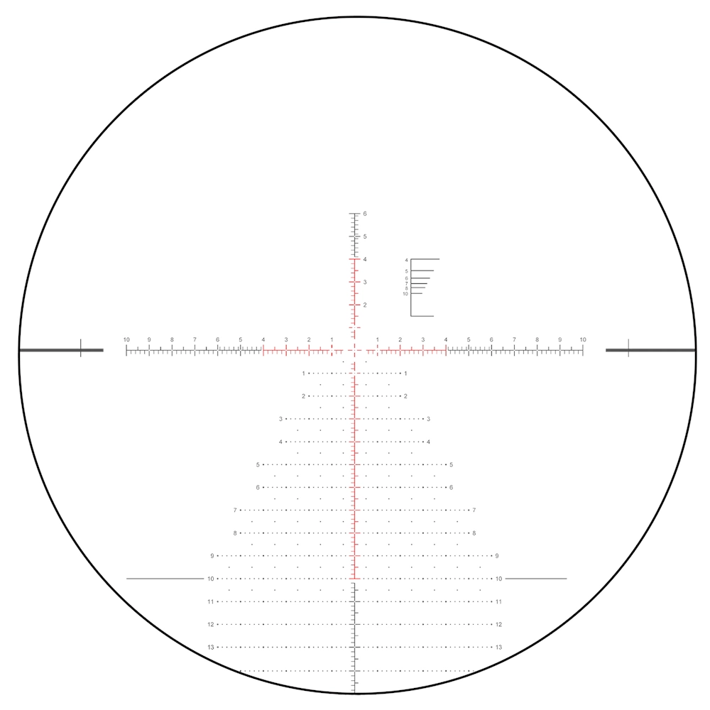 Vector Optics Continental x6 6-36X56 FFP PRS Tüfek Dürbünü SCFF-70