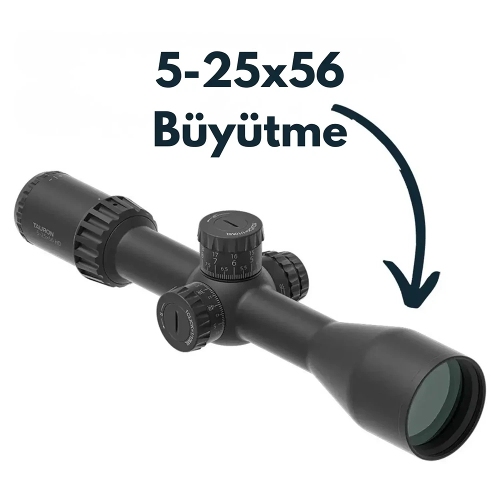 Vector Optics Tauron 5-25x56 HD MIL FFP Tüfek Dürbünü – SCFF-71