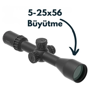 Vector Optics Tauron 5-25x56 HD MIL FFP Tüfek Dürbünü – SCFF-71