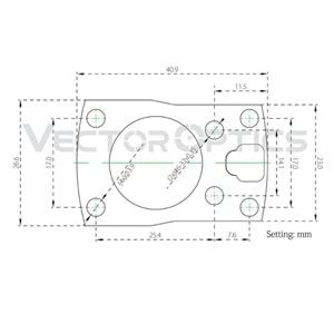 Vector Optics MAG Red Dot uyumlu Yükseltici Ayak Picatinny için SCFRM-11