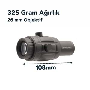 VECTOR 3x MAGNIFIER Yakınlaştırıcı SCOT-07A SCMF-10