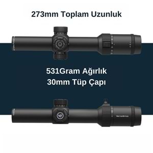 SCOC-38 // Vector Optics Forester 1-8x24 SFP Tüfek Dürbünü