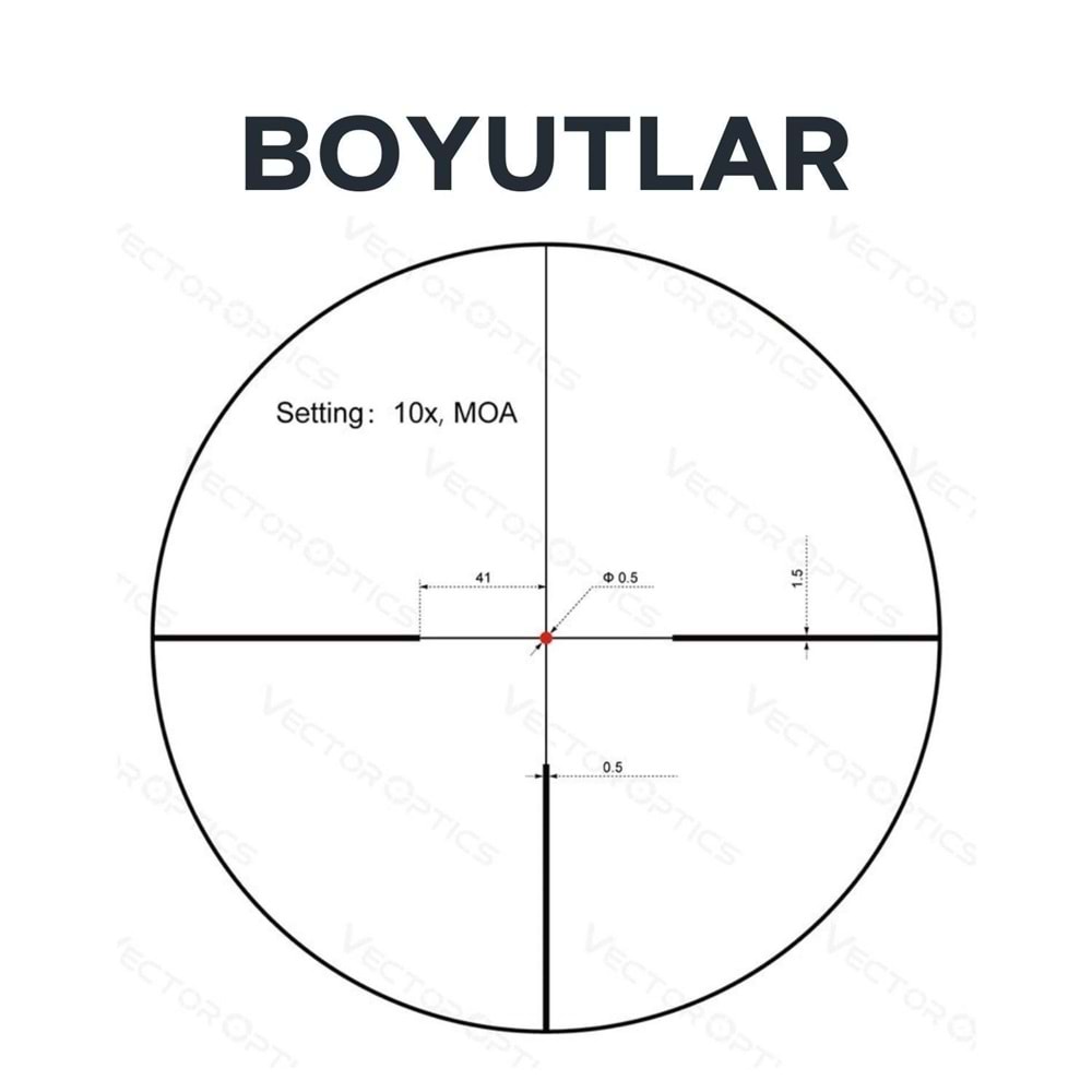 VECTOR GRIZZLY 1-4X24 HUNTING TÜFEK DÜRBÜNÜ SCOC-41