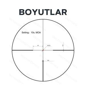 VECTOR GRIZZLY 1-4X24 HUNTING TÜFEK DÜRBÜNÜ SCOC-41