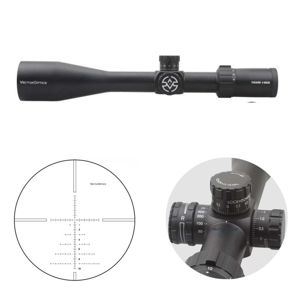 Paragon 4-20x50 Tüfek Dürbünü