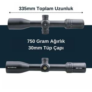 Vector Optics Aston 3-18x44 SFP Tüfek Dürbünü SCOL-23