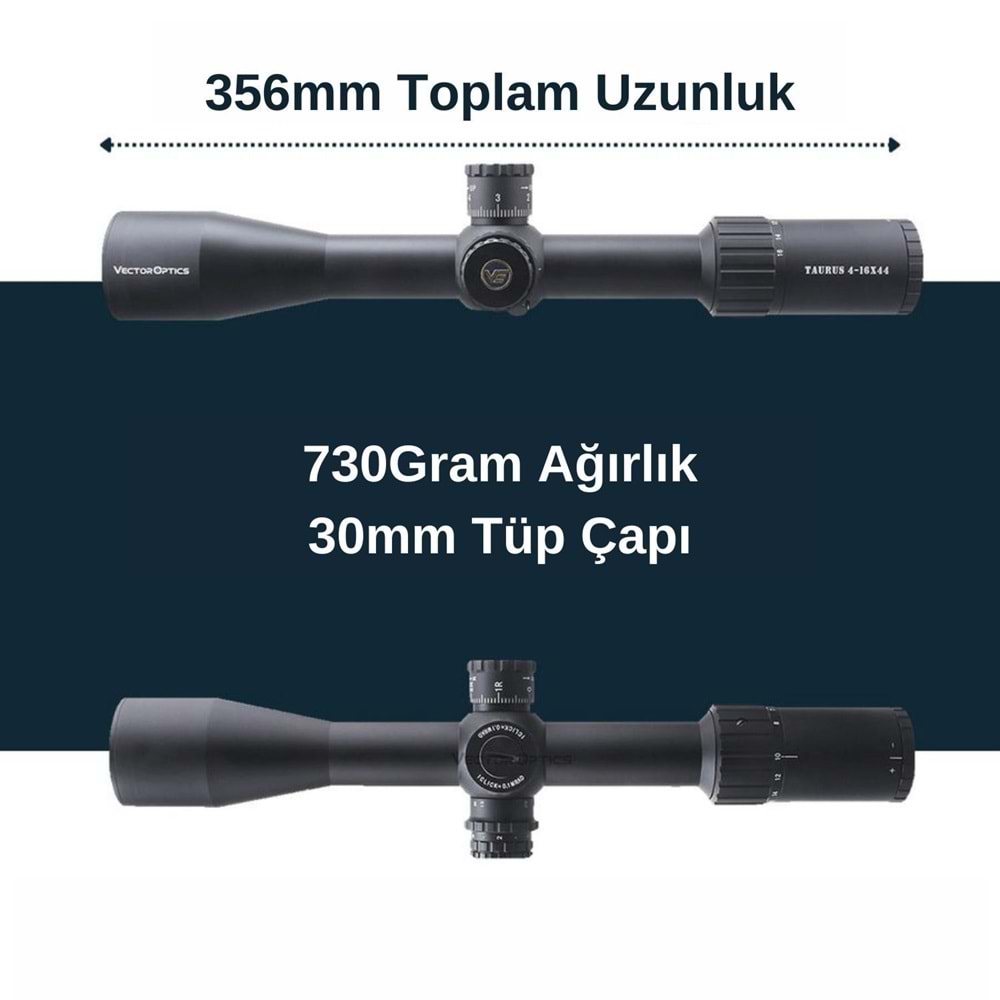 TAURUS 4-16X44 HD HT SFP TÜFEK DÜRBÜNÜ