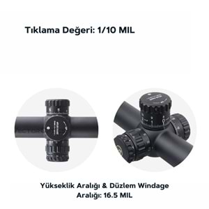 Continental x6 5-30x56 SFP ZERO STOP Tactical Tüfek Dürbünü