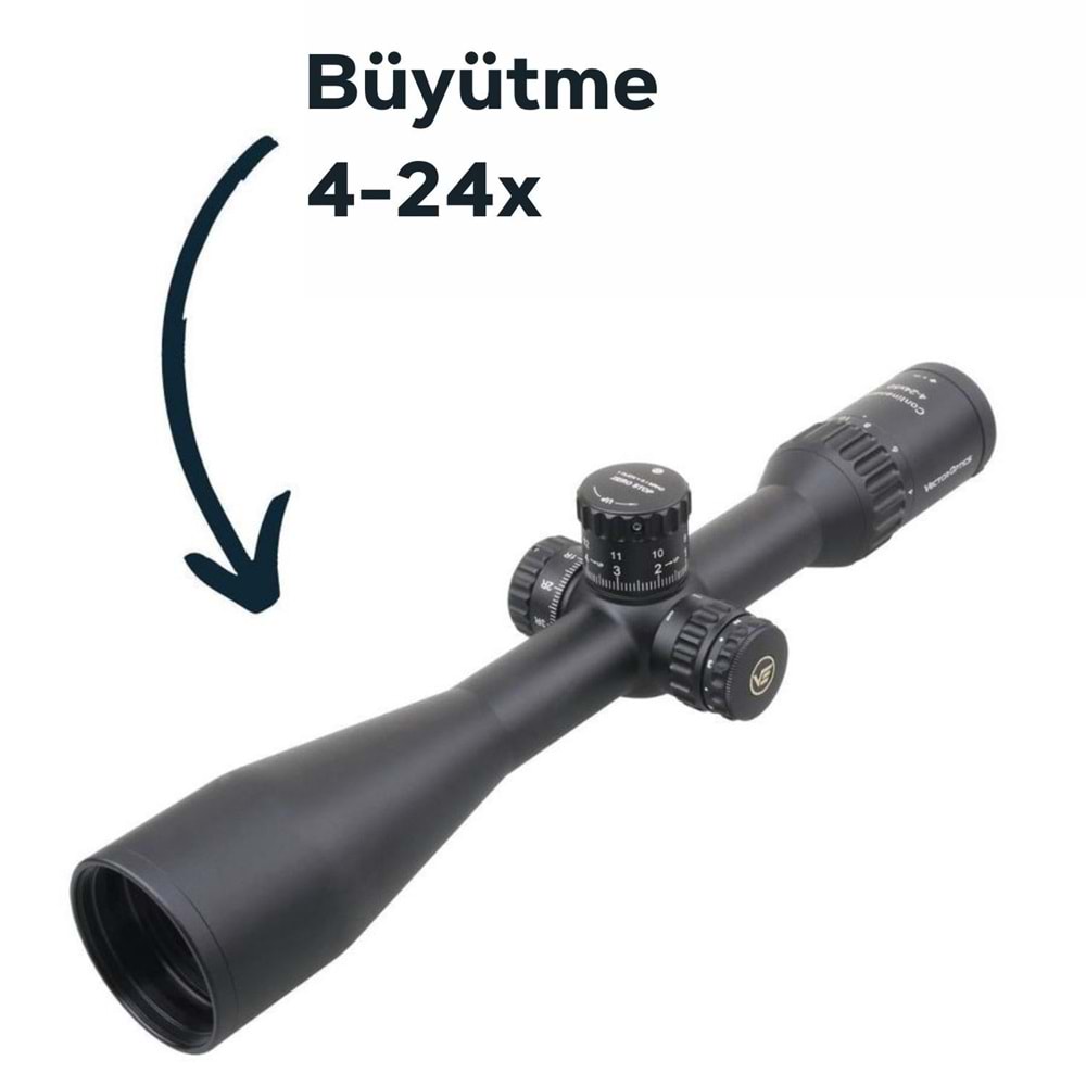 Continental x6 4-24x50 ARI Tactical Tüfek Dürbünü