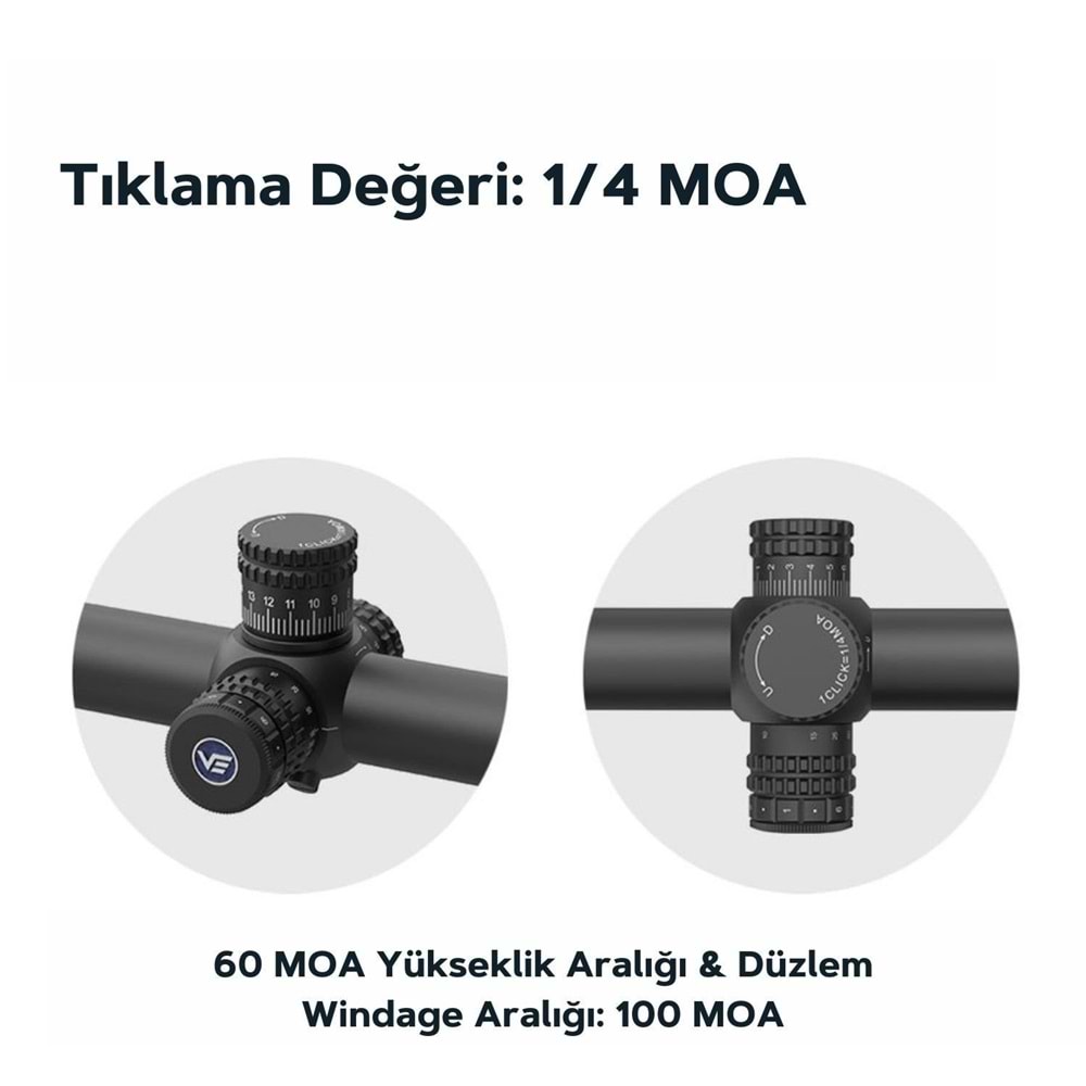 SCOL-57 // Vector Optics Orion ProMax 3-18x50HD SFP Tüfek Dürbünü