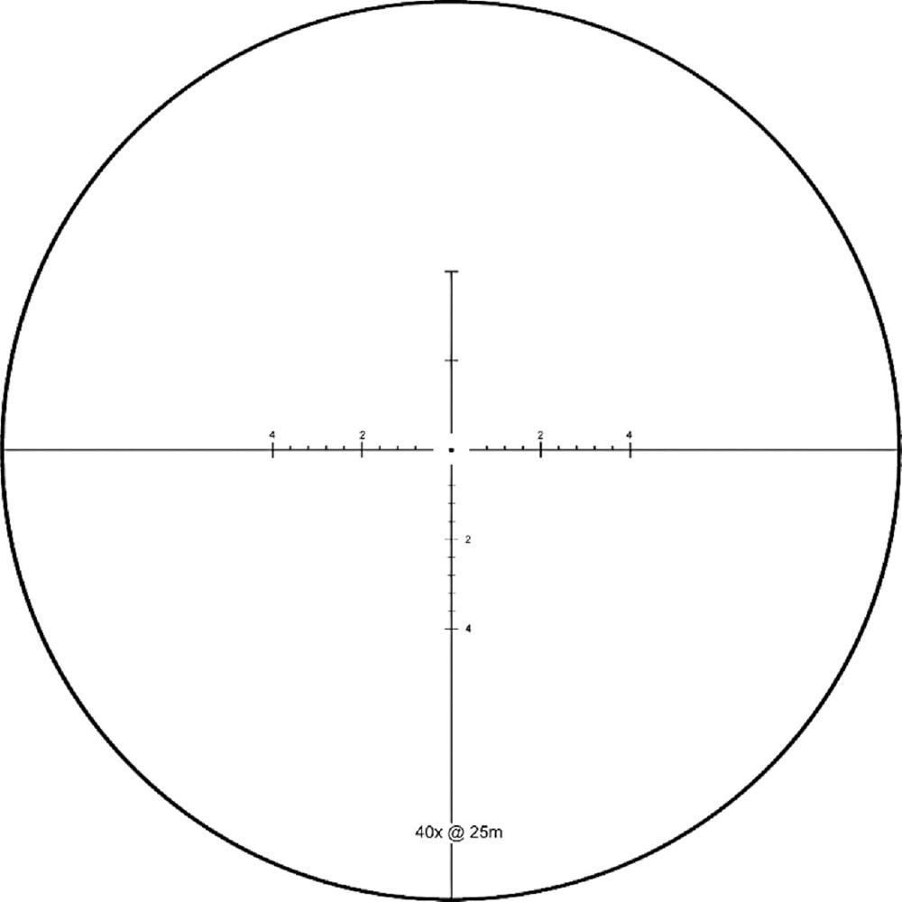 Vector Optics Sentinel-X Pro 10-40x50 SFP Tüfek Dürbünü SCOL-58