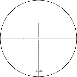 Vector Optics Sentinel-X Pro 10-40x50 SFP Tüfek Dürbünü SCOL-58