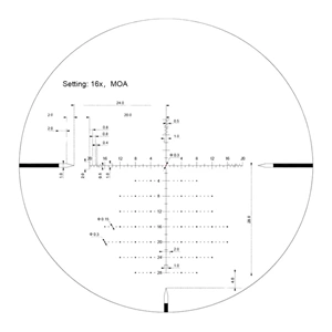 Vector Optics Sentinel GenII 4-16x50 SFP 30 mm Tüfek Dürbünü – SCOL-59