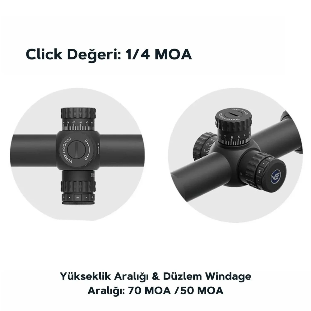 Vector Optics Sentinel GenII 4-16x50 SFP 30 mm Tüfek Dürbünü – SCOL-59