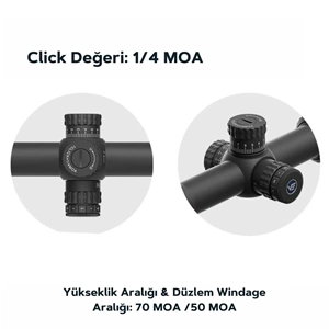Vector Optics Sentinel GenII 4-16x50 SFP 30 mm Tüfek Dürbünü – SCOL-59