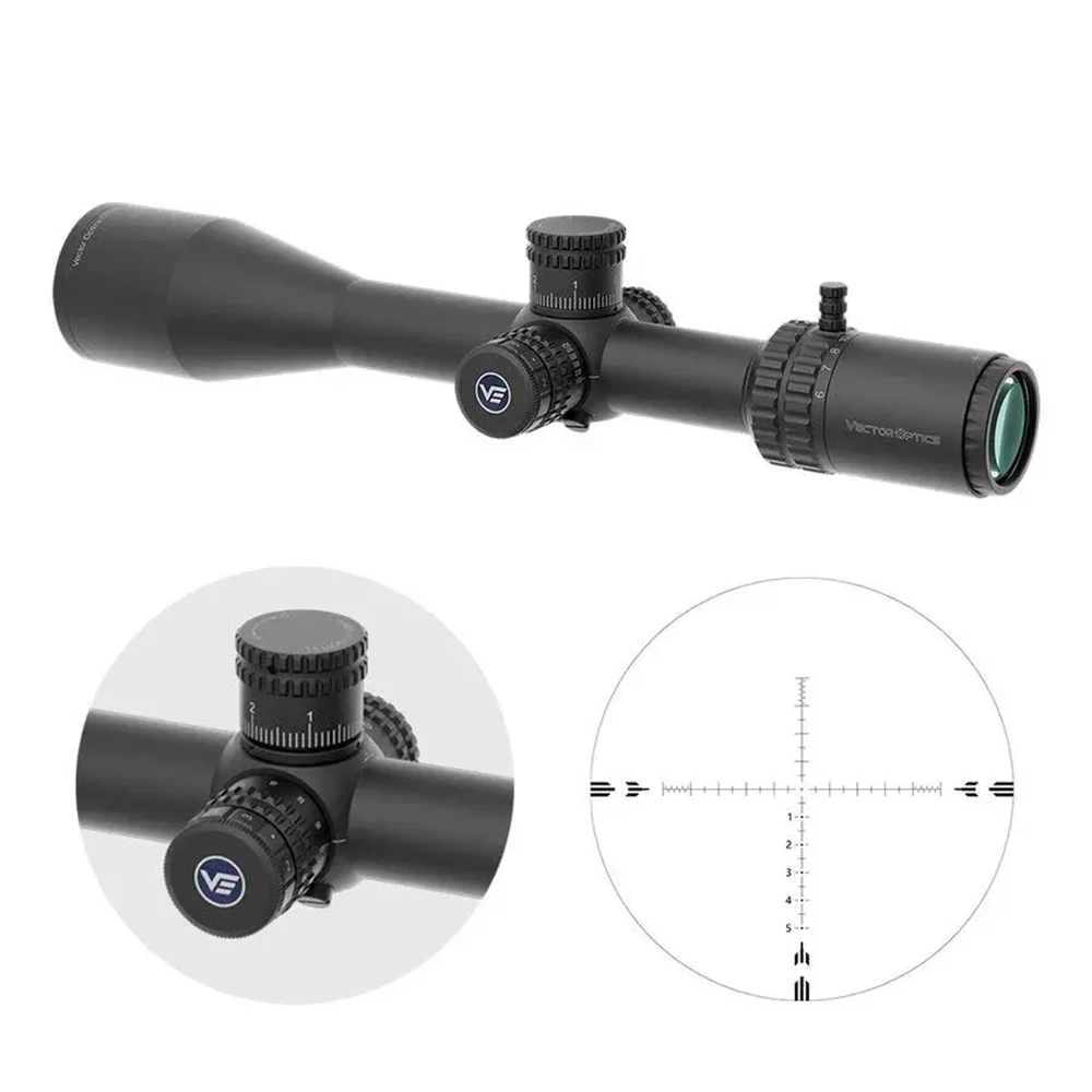 Vector Optics Orion Pro Max 6-24x50 HD SFP Tüfek Dürbünü – SCOL-63