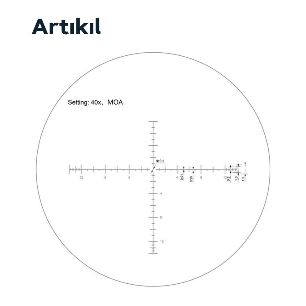 CONTINENTAL X8 6-48X56 SFP ED GLASS MOA TACTICAL TUFEK DÜRBÜNÜ