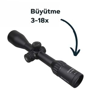 Continental x6 3-18x50 CDM Hunting Tüfek Dürbünü SCOL-X21