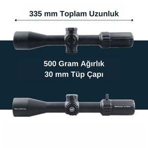 Vector Optics MARKSMAN 3.5-10X44 SFP Tüfek Dürbünü SCOM-04