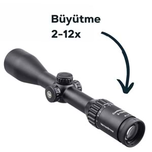 CONTINENTAL 2-12X50 HUNTING SFP TÜFEK DÜRBÜNÜ