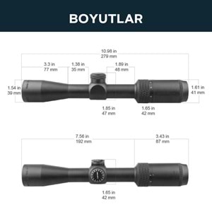 VECTOR OPTICS MATIZ 2-7X32 1'' SFP Tüfek Dürbünü