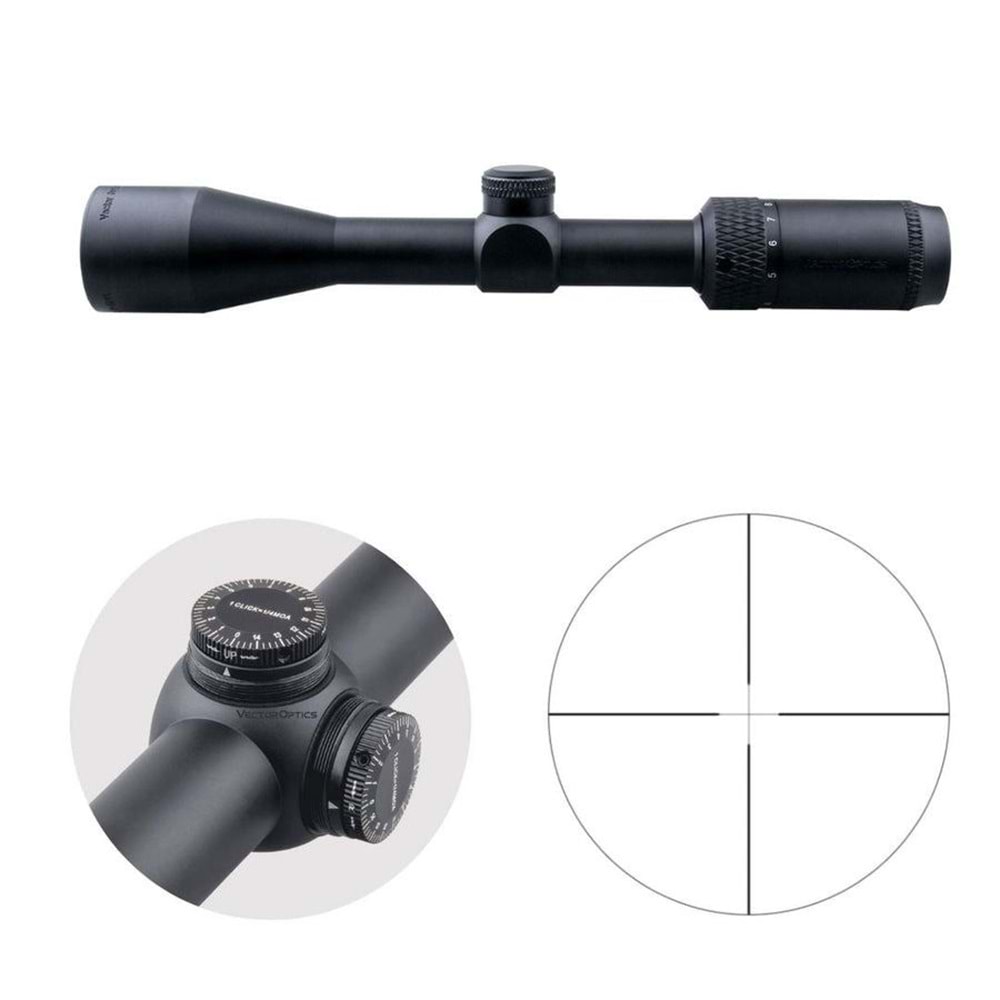 MATIZ 3-9X40 1'' SFP Tüfek Dürbünü