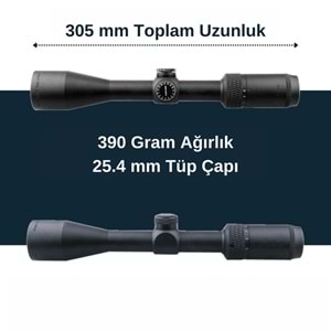 MATIZ 3-9X40 1'' SFP Tüfek Dürbünü