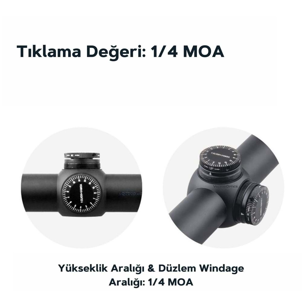 MATIZ 3-9X40 1'' SFP Tüfek Dürbünü