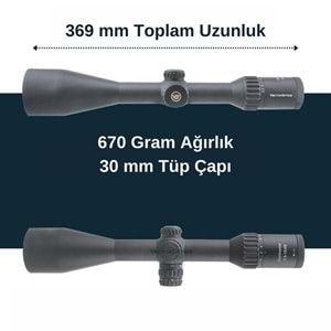 CONTINENTAL 2.5-15X56 HUNTING BDC Tüfek Dürbünü