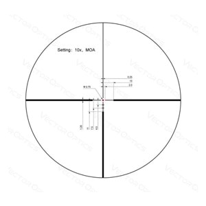 Vector Optics Continental X8 2-16x50 ED SFP Tüfek Dürbünü SCOM-45