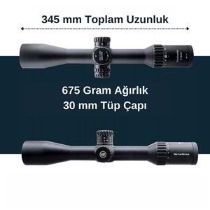Vector Optics CONTINENTAL X8 2-16X44 SFP ED TACTICAL Tüfek Dürbünü SCOM-T39