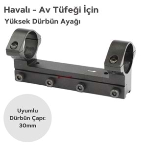 Havalı Tüfek Tek Parça YÜKSEK Dürbün ayağı