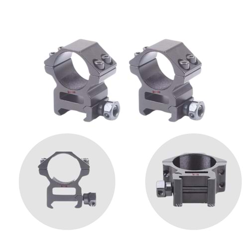 25.4mm Dürbün için, 21mm Picattiny Ray Ayağı - ORTA