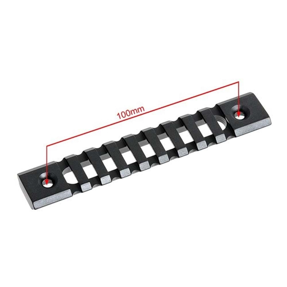 KEYMOD RAIL AKSESUAR RAYI 5inch 12.4cm SCRAAM-24