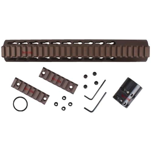 Gen III Slim 10'' 261mm KeyMod Metal El Kundağı BRONZ