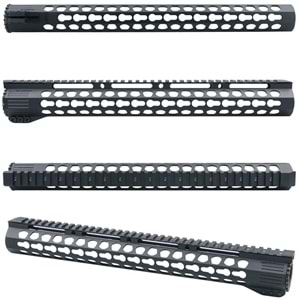 GenIII Slim 15'' 380mm KeyMod Metal El Kundağı SIYAH