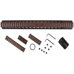 GenIII Slim 15'' 380mm KeyMod Metal El Kundağı BRONZ