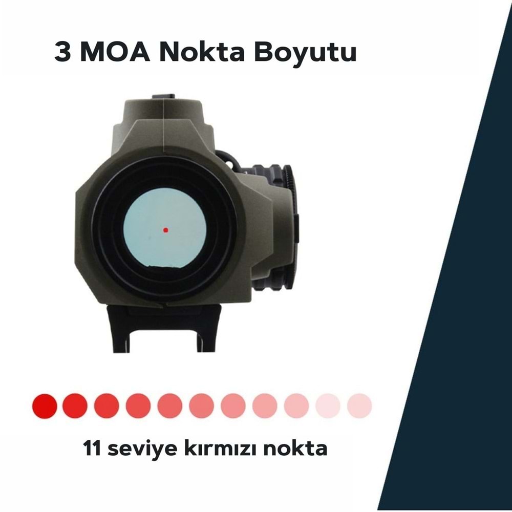 Vector Optics Maverick GEN3 TAN 1x22 Çöl Rengi Kauçuk Kaplı Red Dot Nişangah SCRD-39