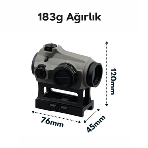 Vector Optics Maverick 1x22 S-SOP Red Dot Nişangah