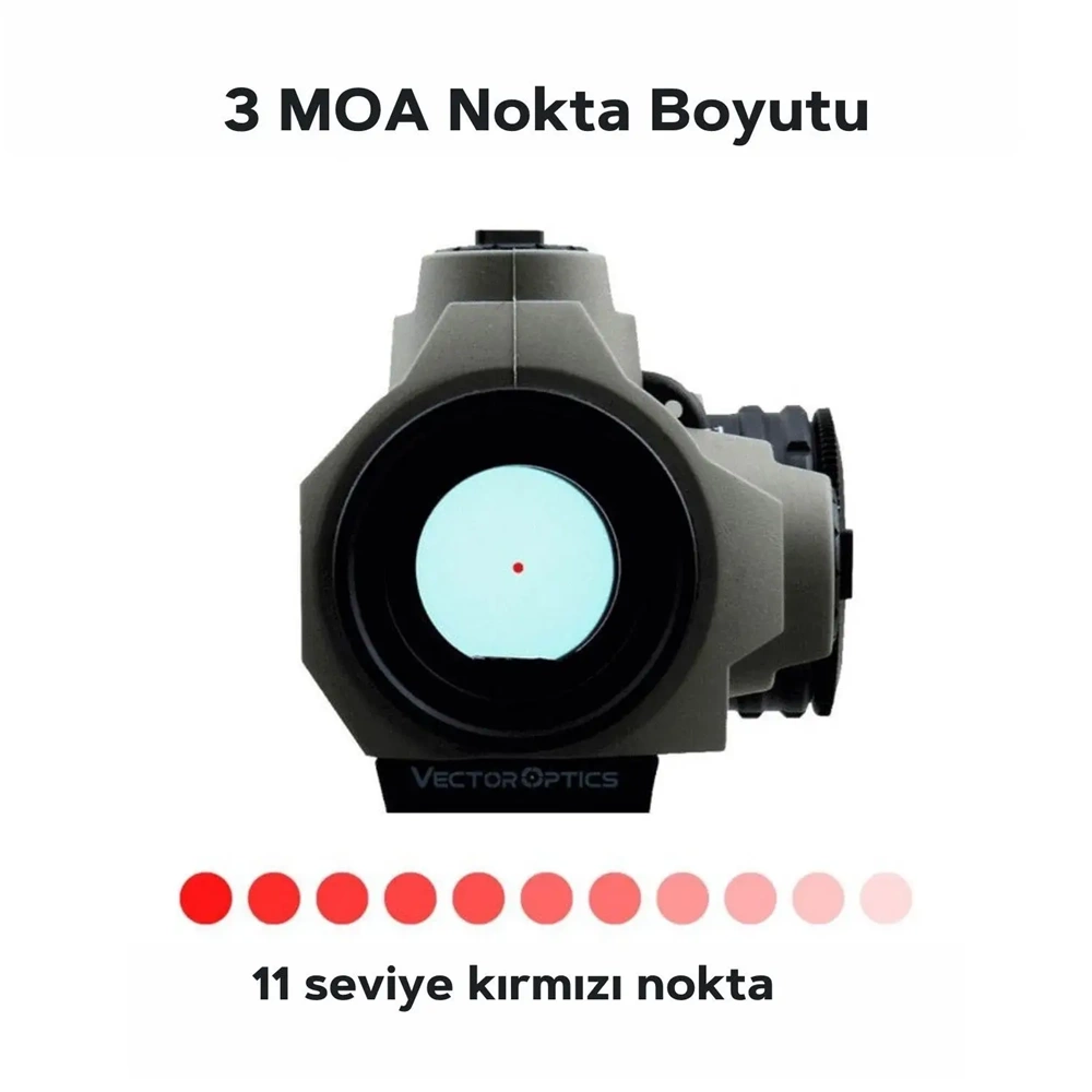 Vector Optics Maverick 1x22 S-SOP Red Dot Nişangah