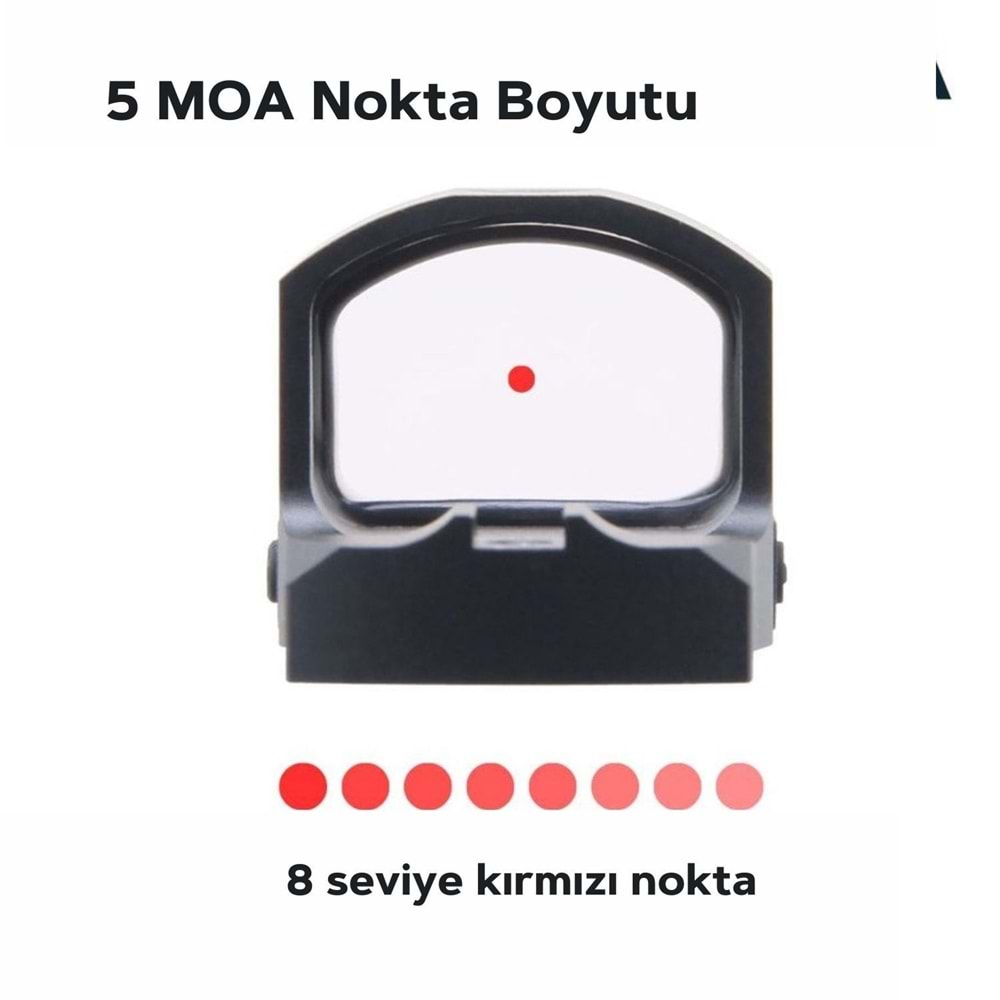 SCRD-43 Frenzy-S 1x17x24 MIC RD 3MOA IP67 (MAG) Red Dot Nişangah