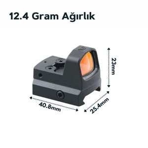 Vector Optics Frenzy-S 1x16x22 AUT RD 3MOA (MAG) Red Dot Nişangah