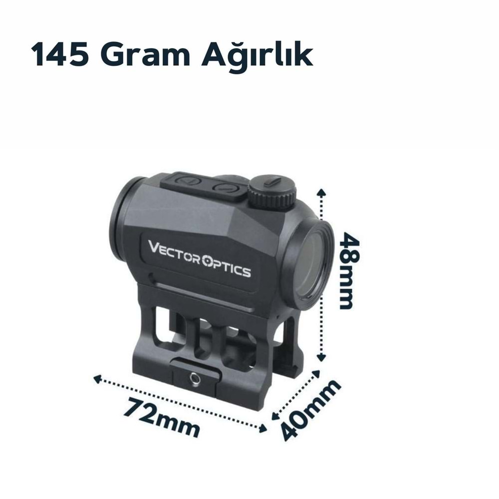 Vector Optics Maverick 1x20 Mini RED DOT NİŞANGAH