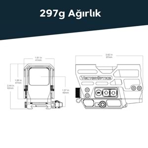 Vector Optics Frenzy Plus 1x31x26 Tüfek Reddot Nişangah SCRD-67