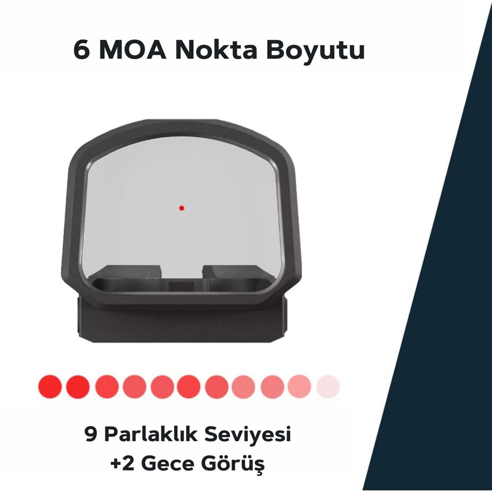 Vector Optics Frenzy F3 6MOA Geniş Ekran Red Dot Nişangah SCRD-79